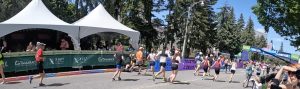 Ottawa half marathon finish line